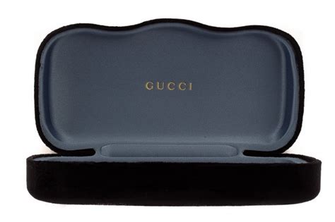 custodia occhiali gucci velluto|Occhiali Gucci in Plastica Marrone .